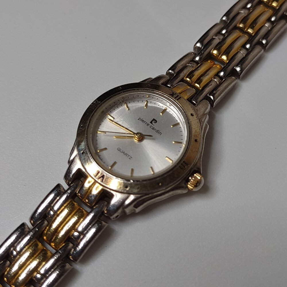 Two Tone Pierre Cardin Metal Watch